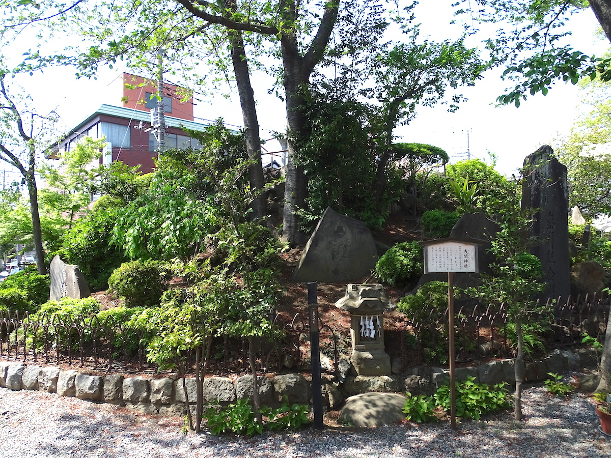 鎮守氷川神社(富士塚)