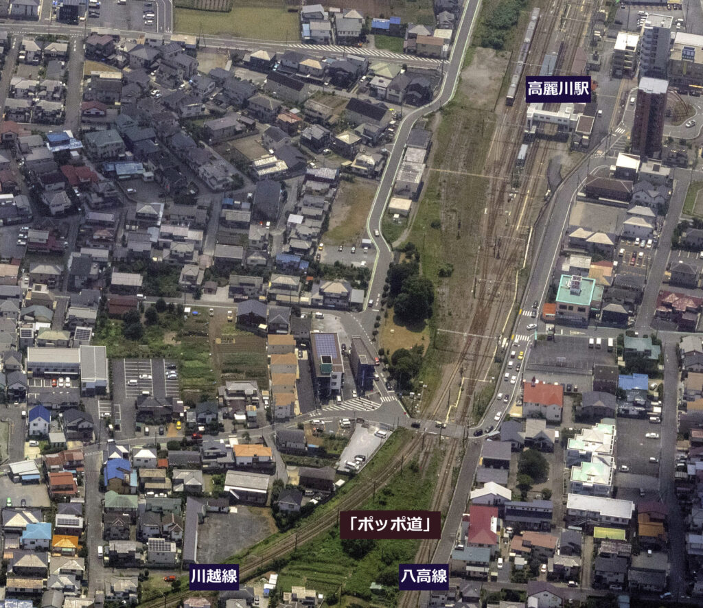 太平洋セメント埼玉工場専用線廃線跡（ポッポ道）