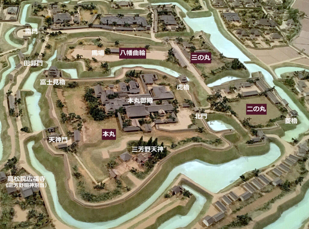 川越城・城内図