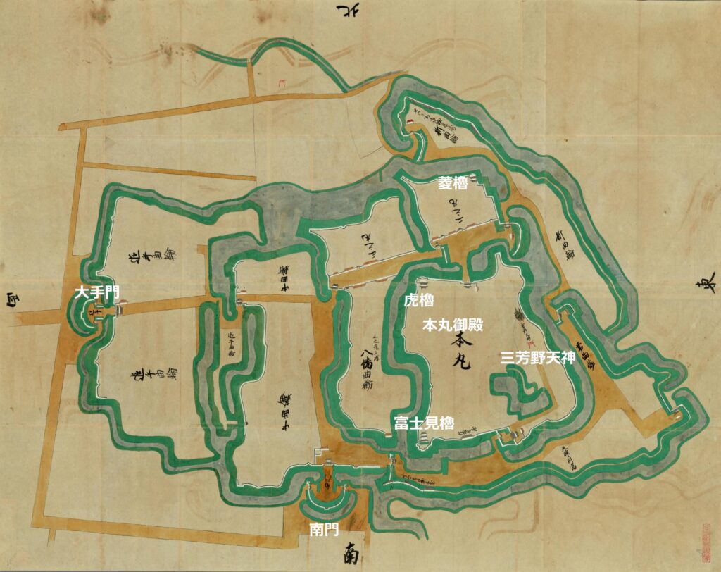 川越城・絵図