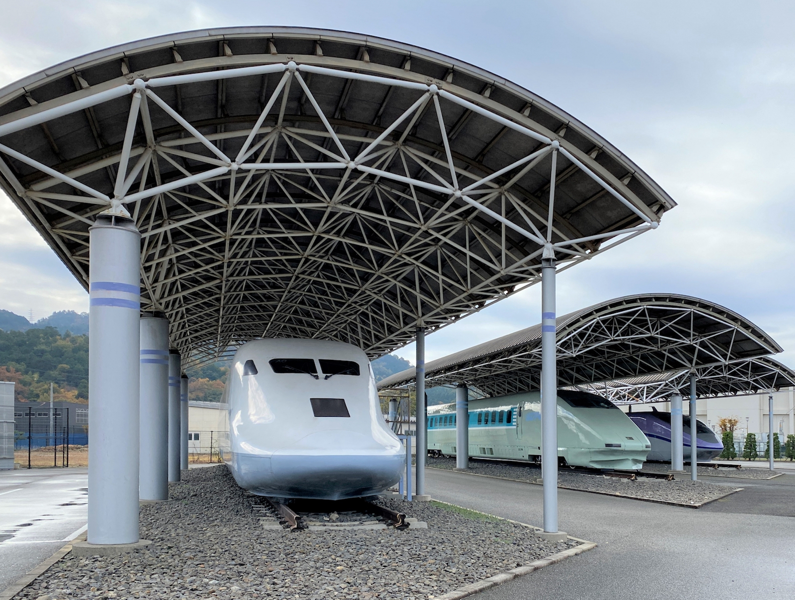 新幹線高速試験車両保存場