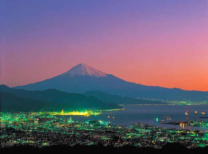 日本平夕景