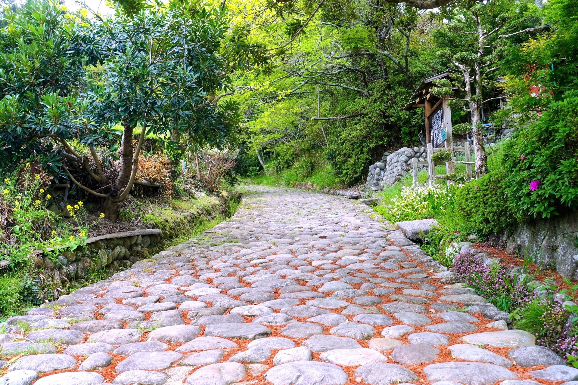 旧東海道金谷坂石畳