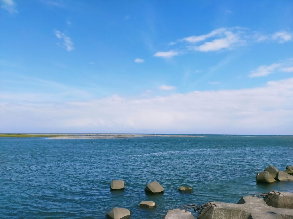 富士川河口（河口幅日本一）