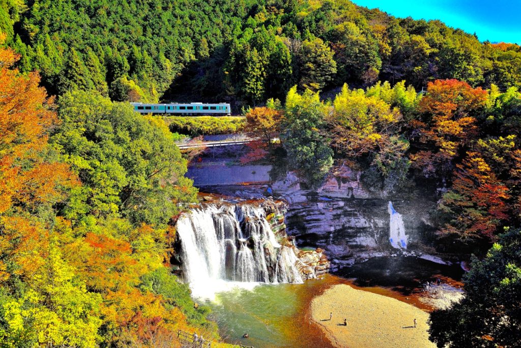 中村左洲　 滝の風景 中村左洲 滝の風景Ω