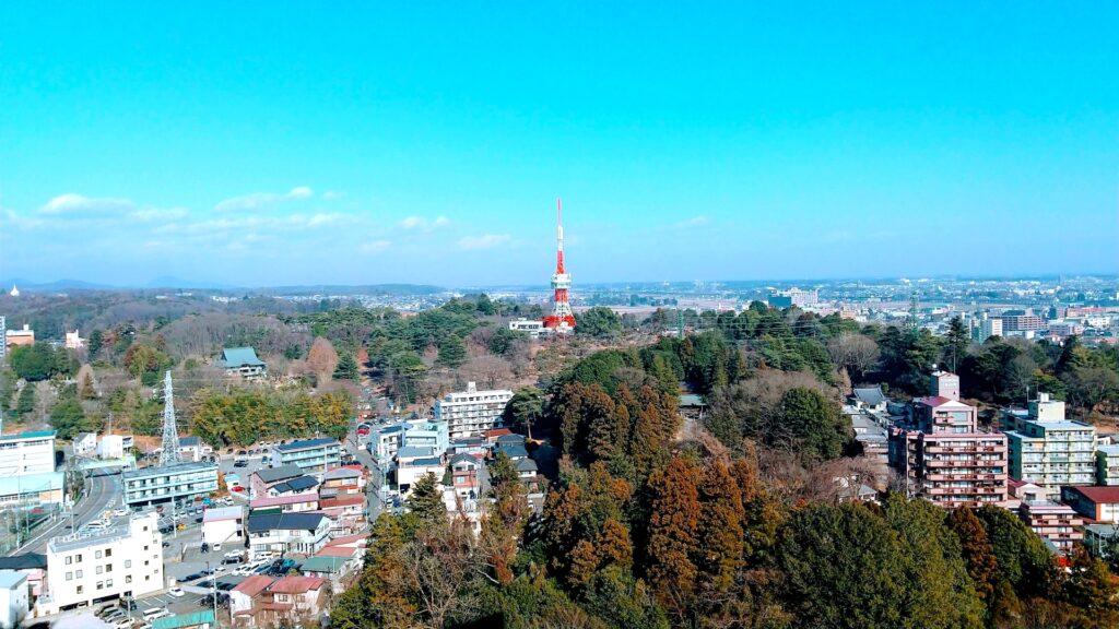 栃木県庁本館15階・展望ロビー