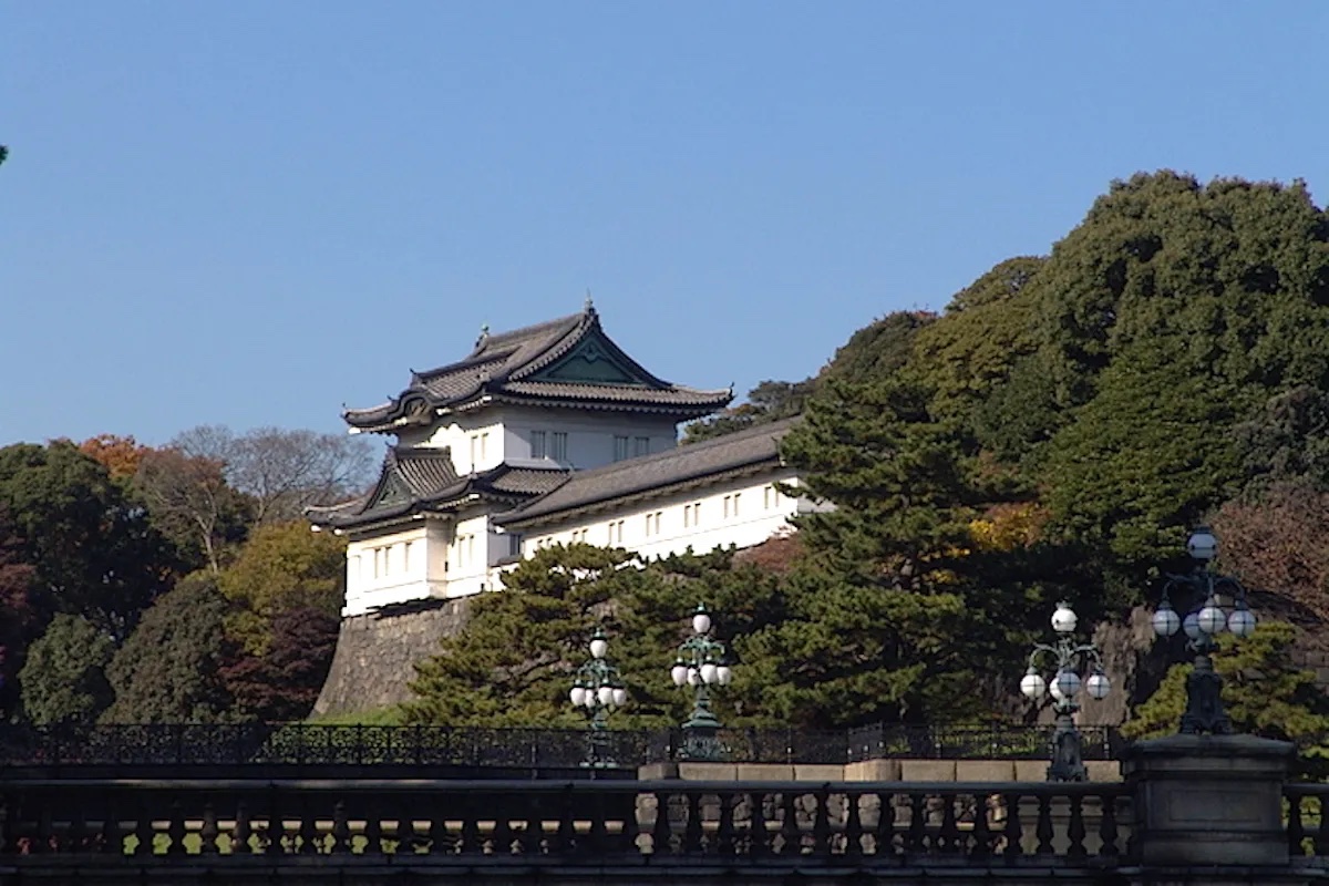 二重橋からの伏見櫓
