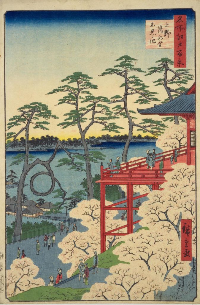 寛永寺・清水観音堂 月の松