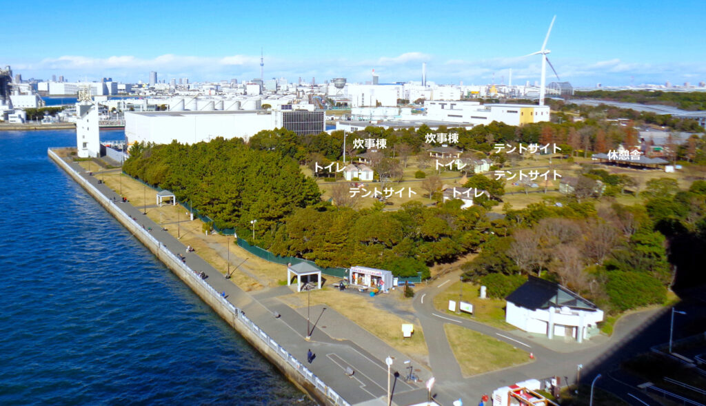 若洲公園キャンプ場