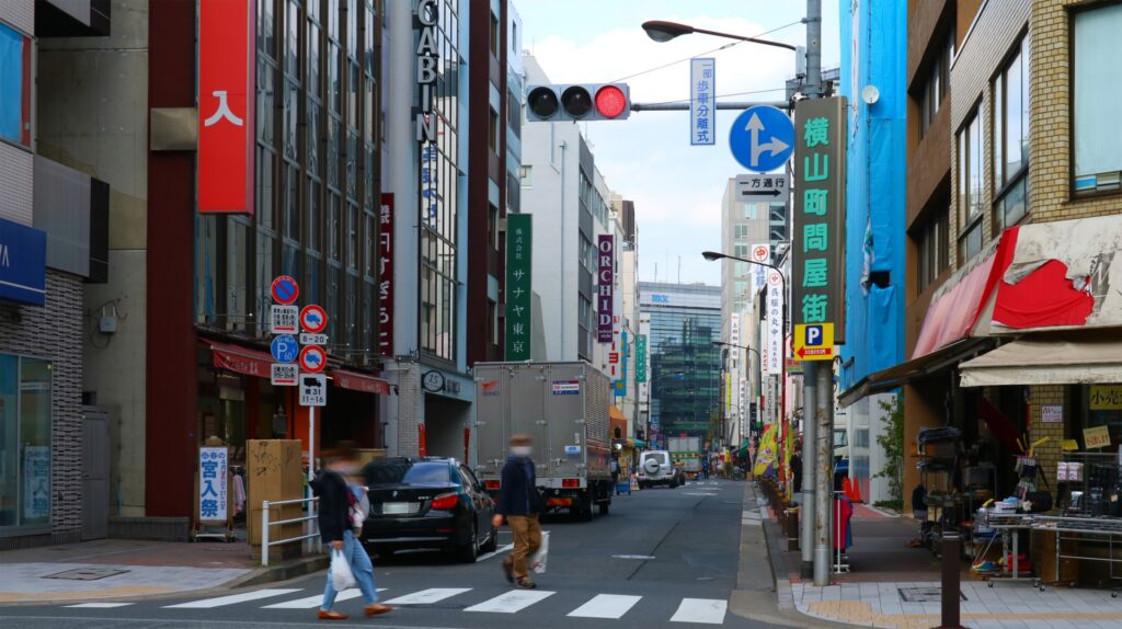 日本橋横山町馬喰町問屋街