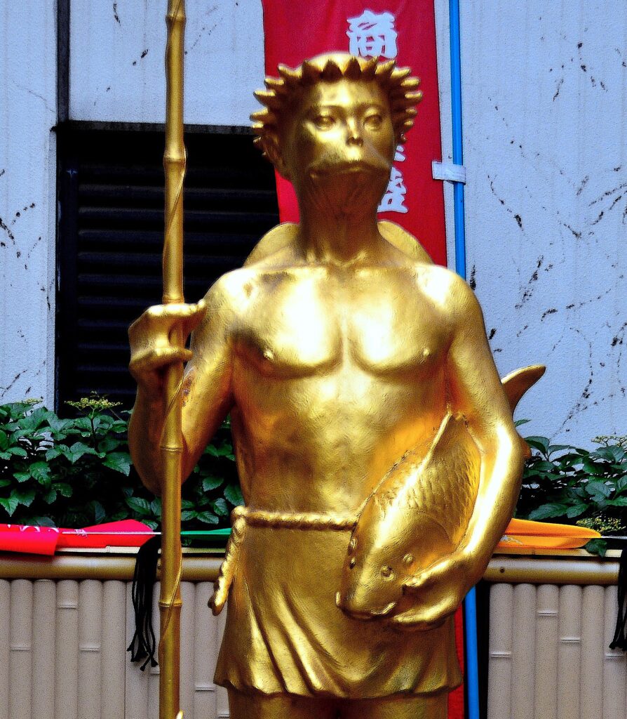 かっぱ河太郎像