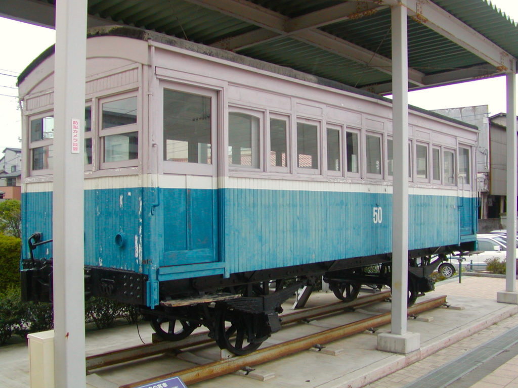 旧日ノ丸自動車法勝寺鉄道車両