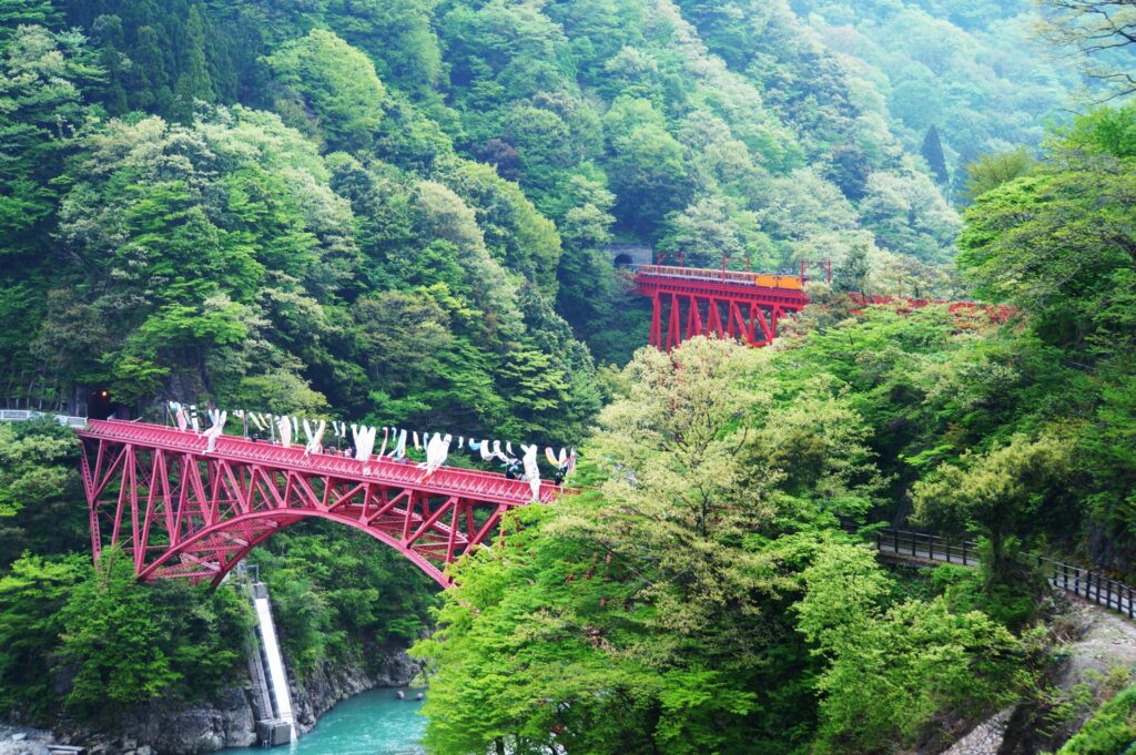 黒部峡谷鉄道・新山彦鉄橋
