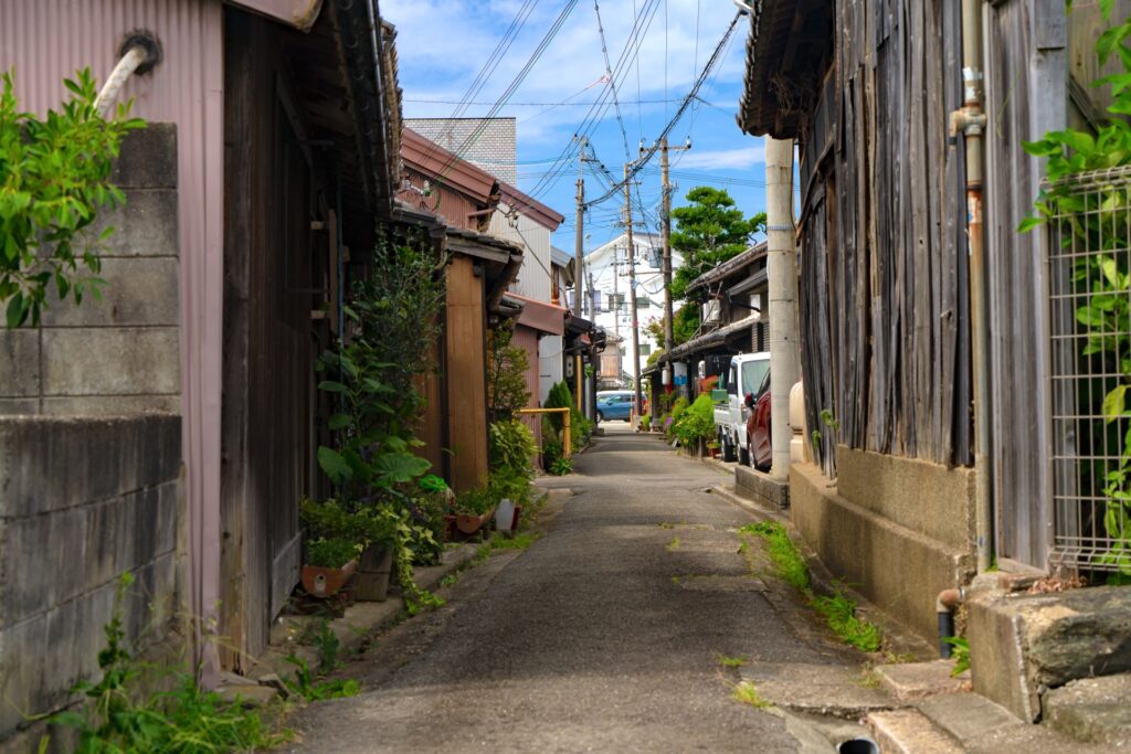 黒江の町並み