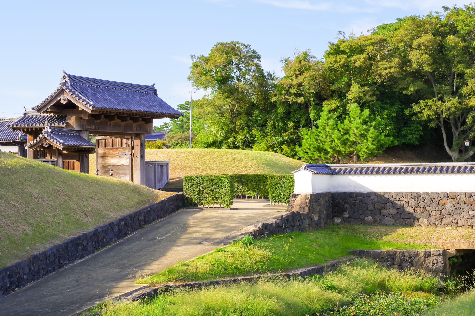 萩城三の丸・北の総門