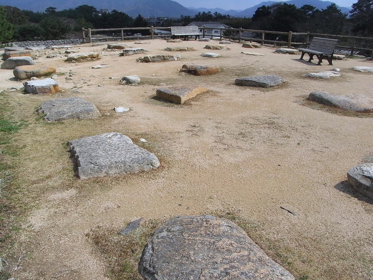 萩城・天守跡