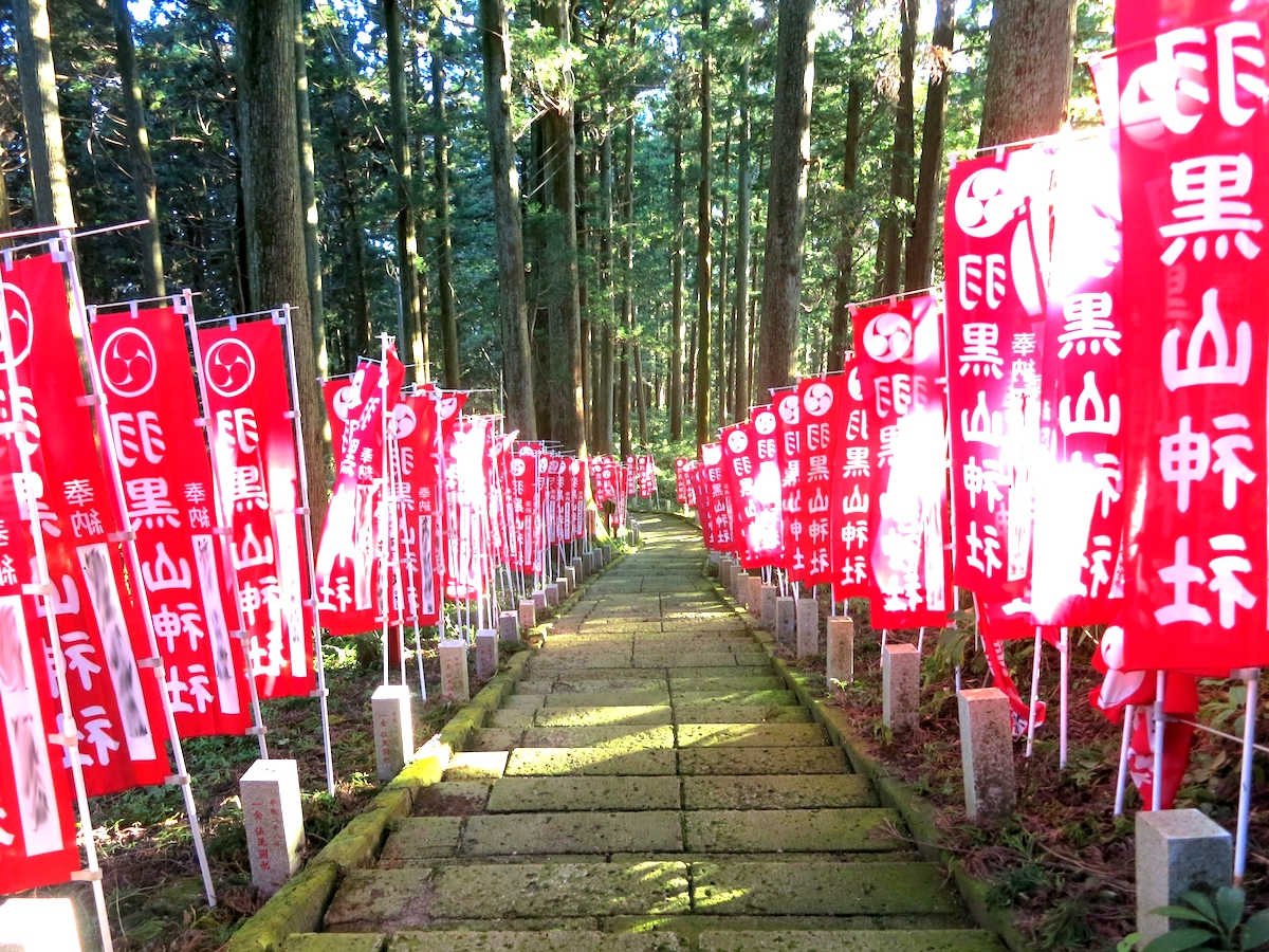 羽黒山・表参道杉並木