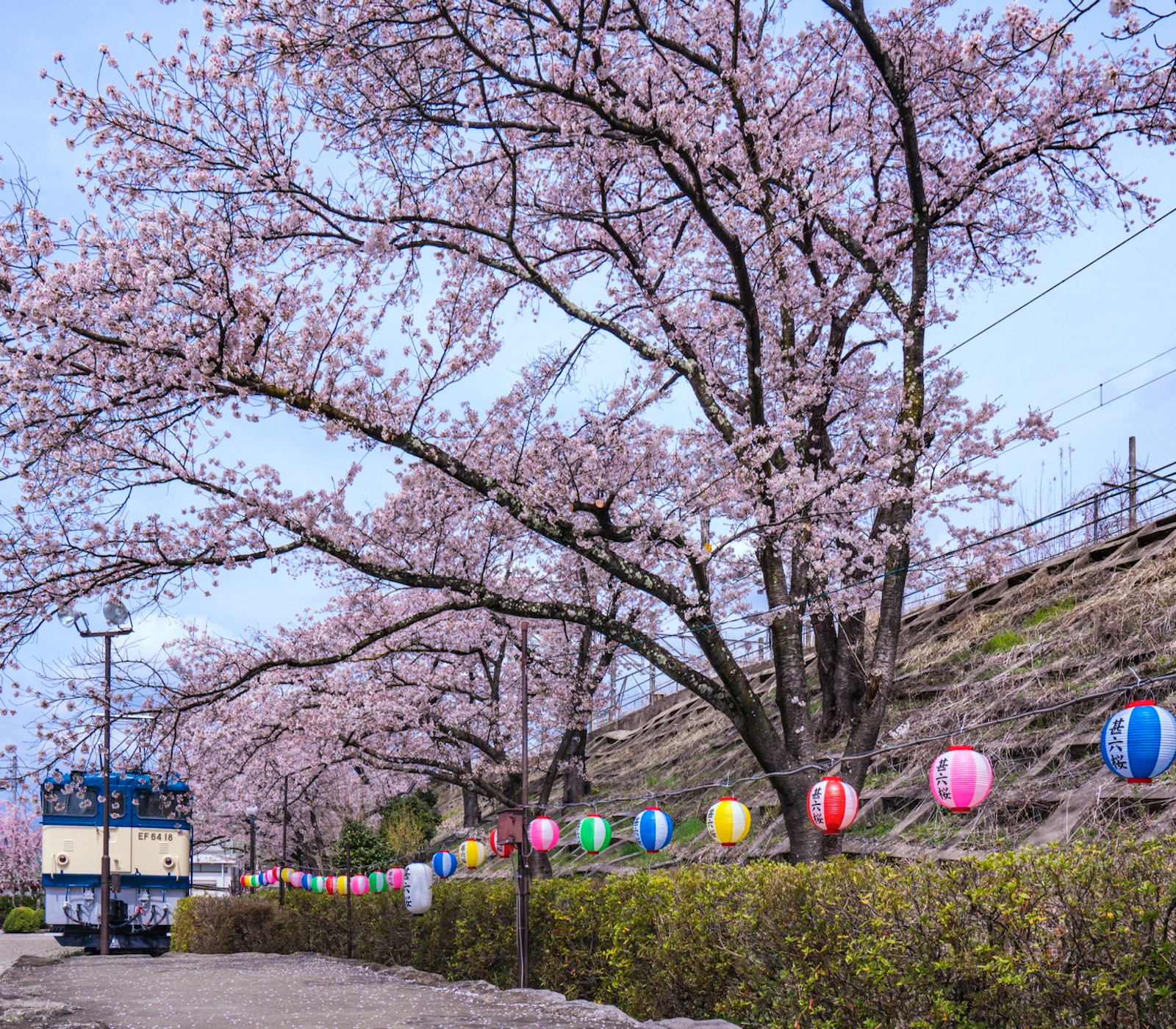 鉄道遺産記念公園（甚六桜公園）
