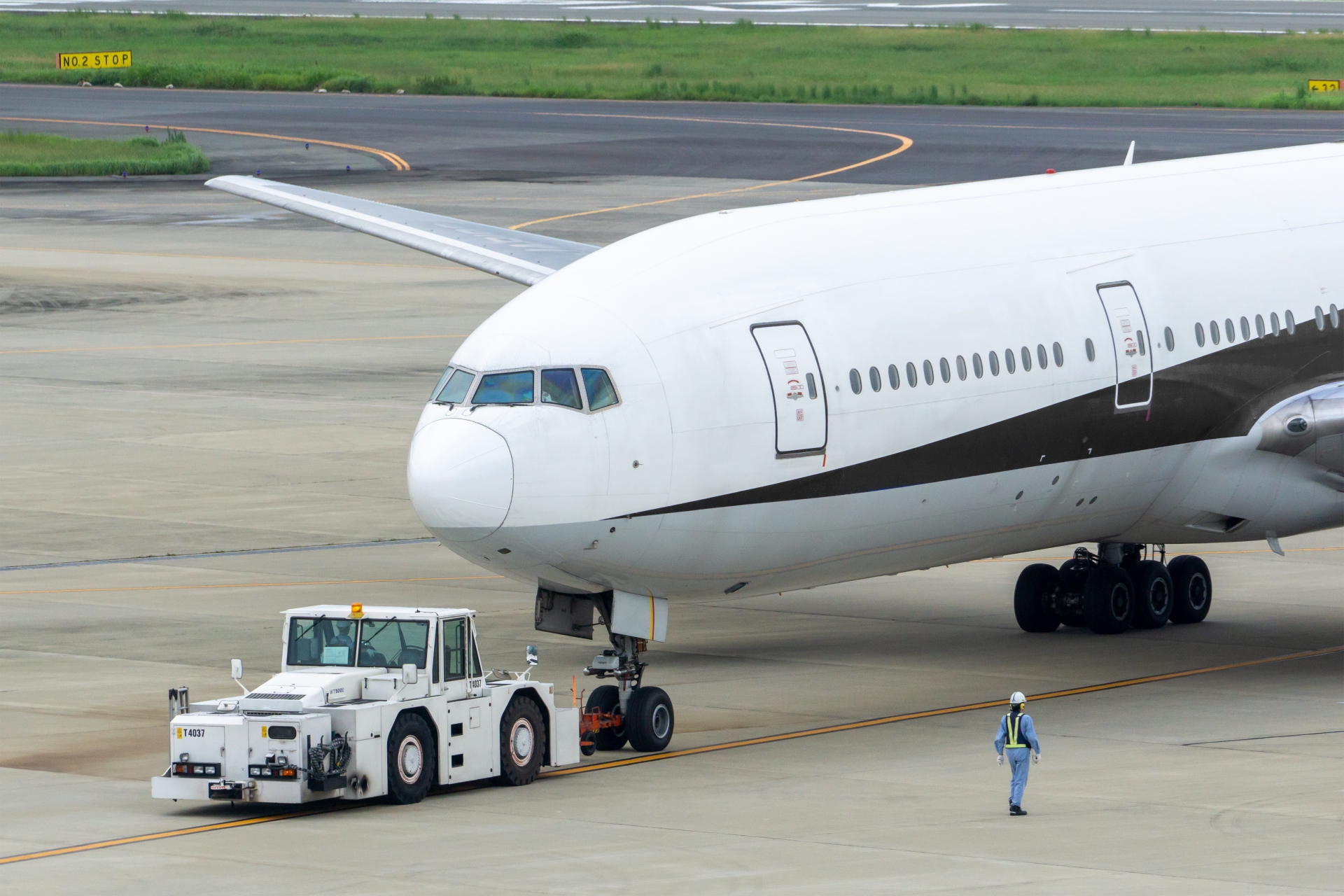 飛行機の離発着