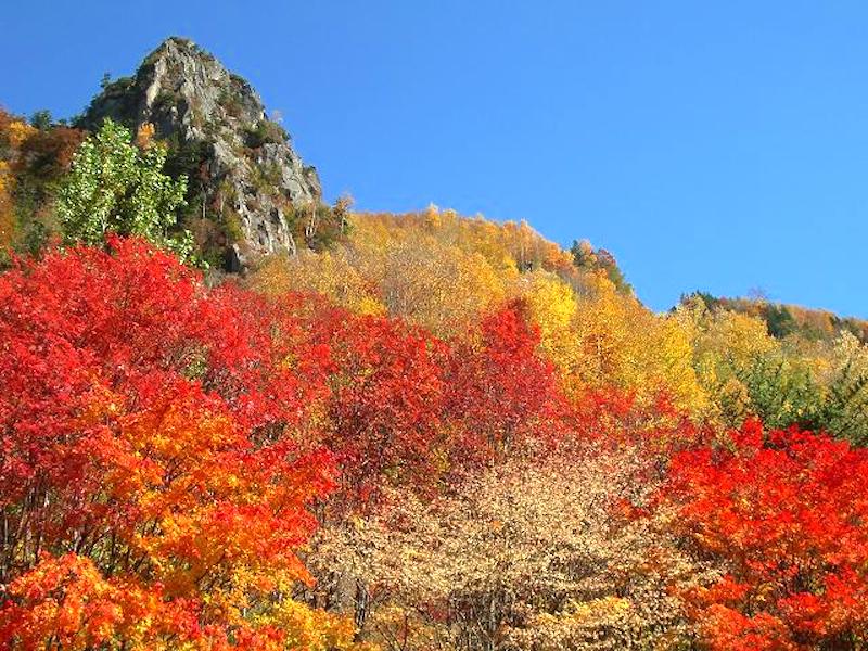 層雲峡・紅葉