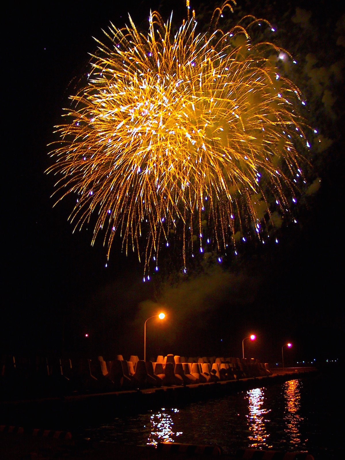 連夜の花火IN天津小湊