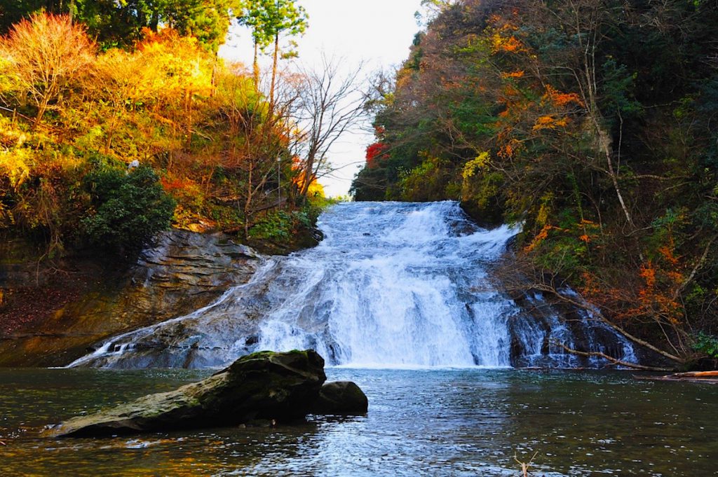 房総の絶景紅葉スポット 粟又の滝 千葉県大多喜町