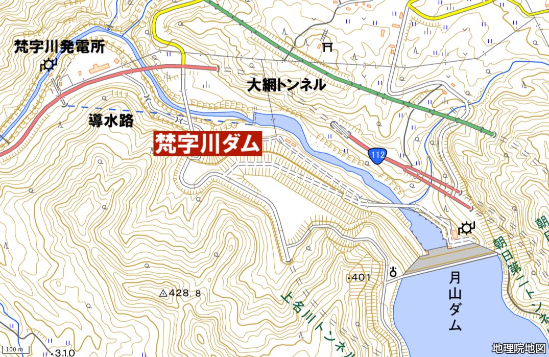 梵字川ダム