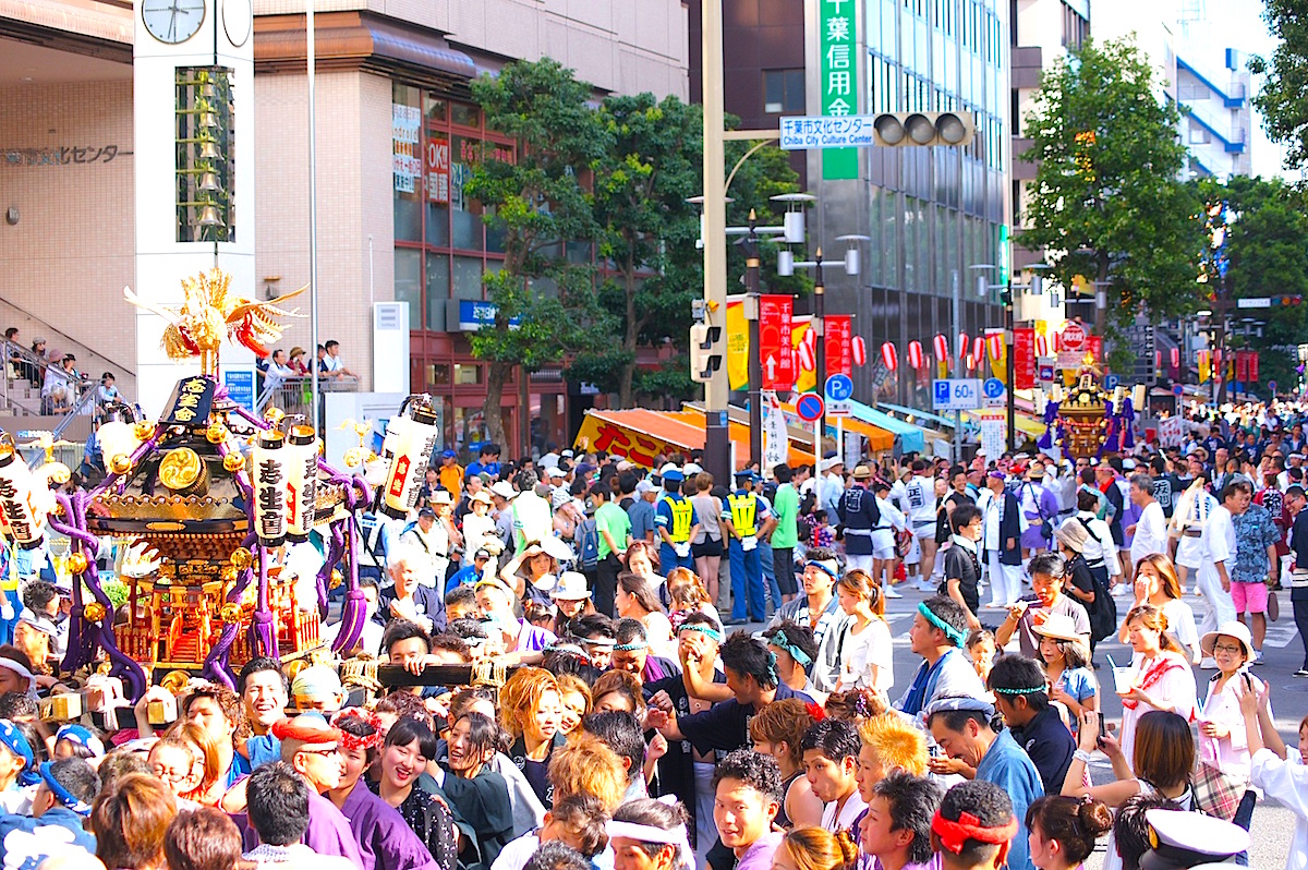 千葉の親子三代夏祭り