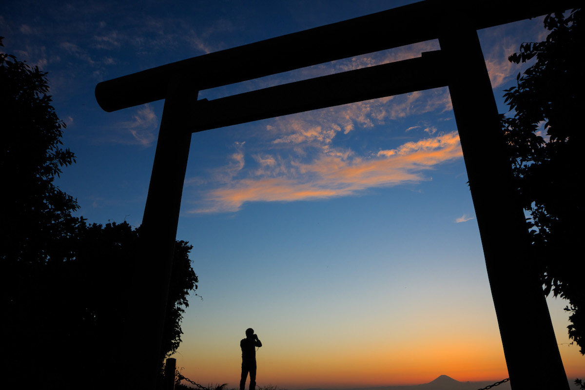 洲崎神社・ダイヤモンド富士