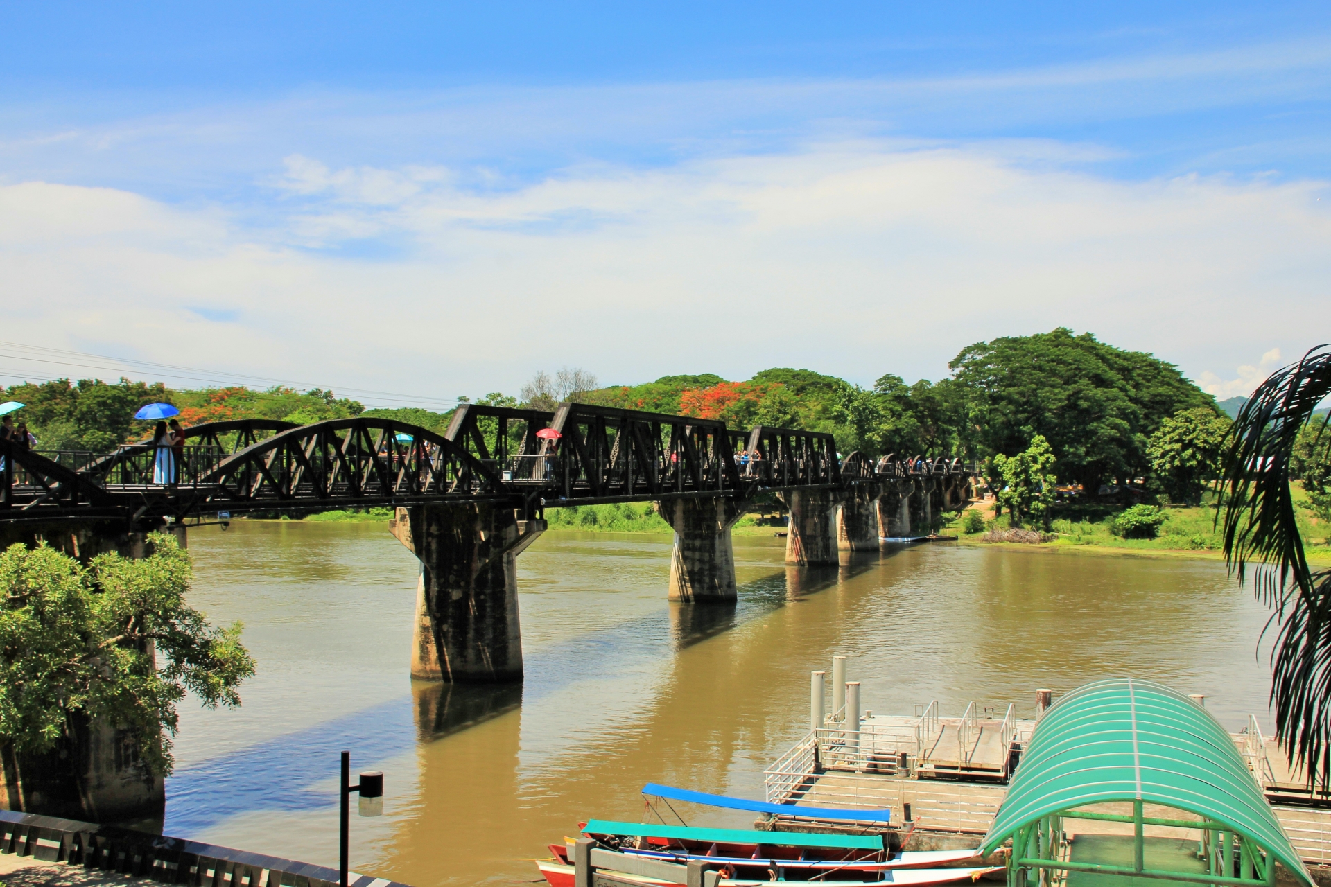 泰緬鉄道のクワイ川鉄橋