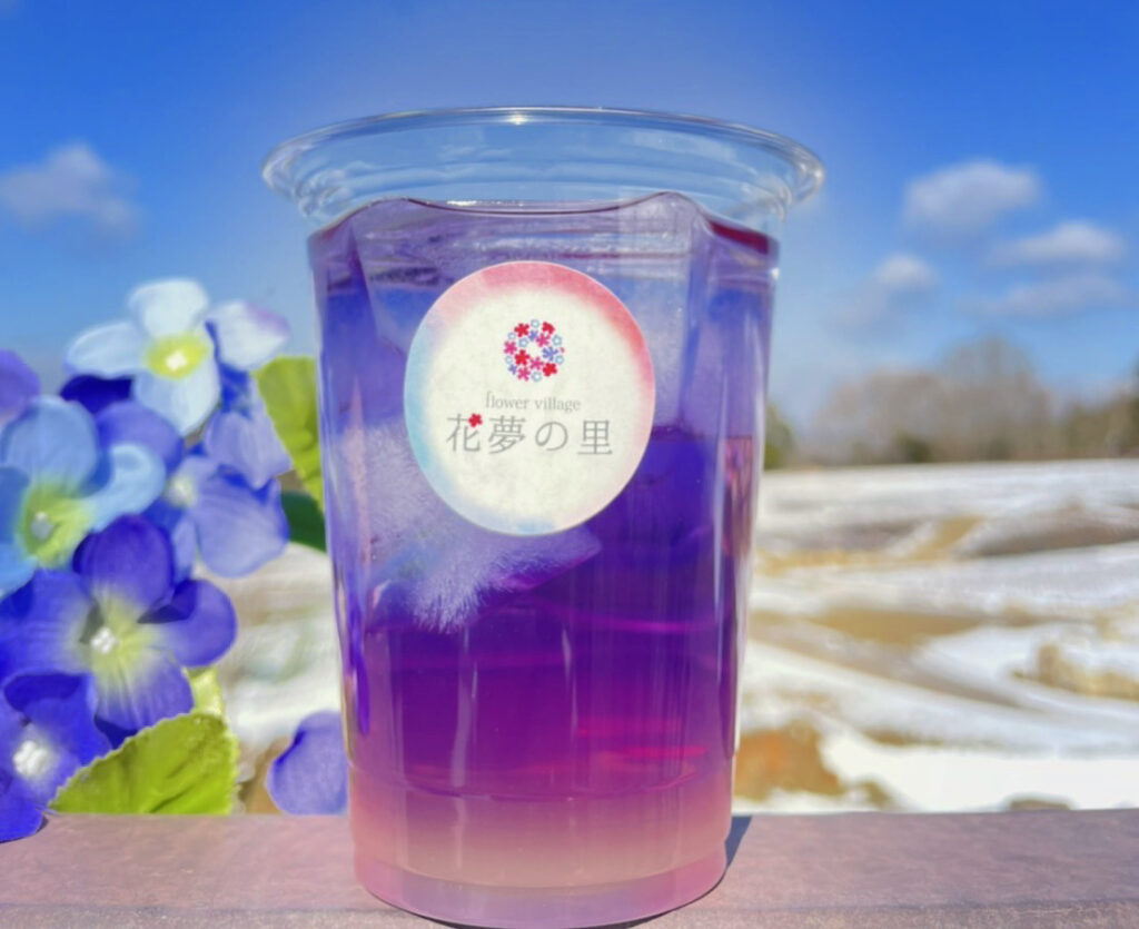 Flower village花夢の里『あじさいとタチアオイの丘』