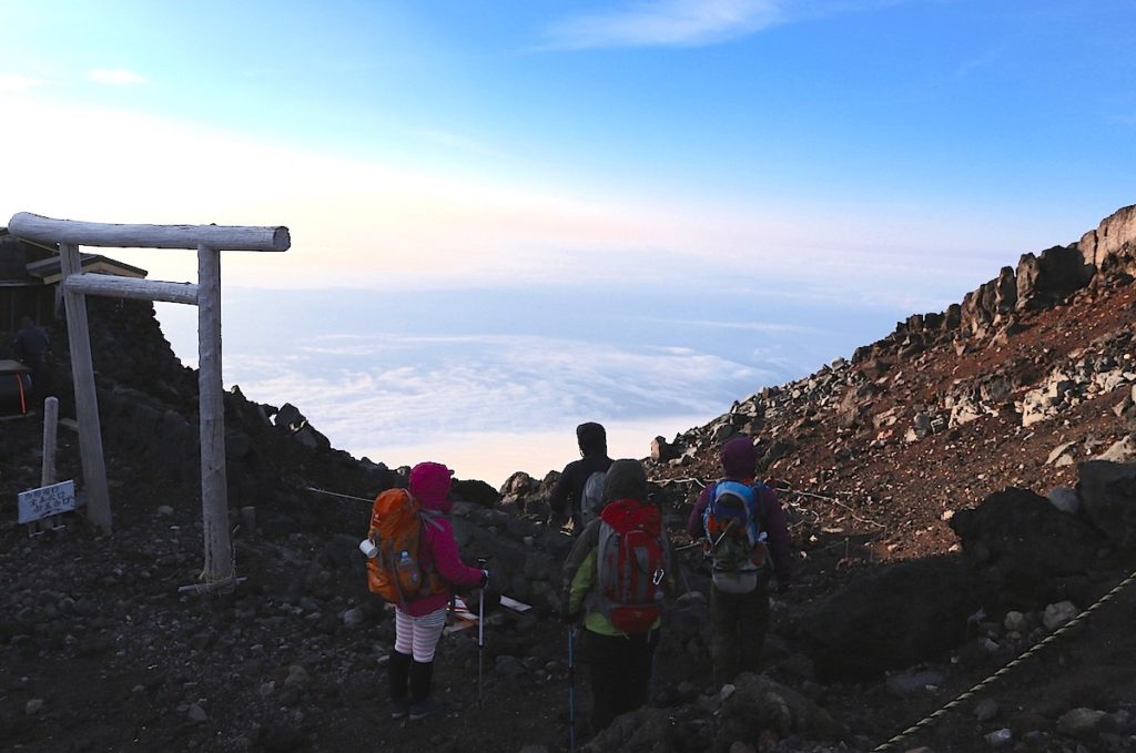 富士宮口山頂