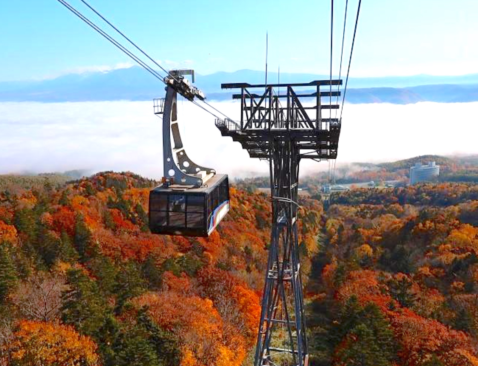 富良野ロープウェー紅葉運行