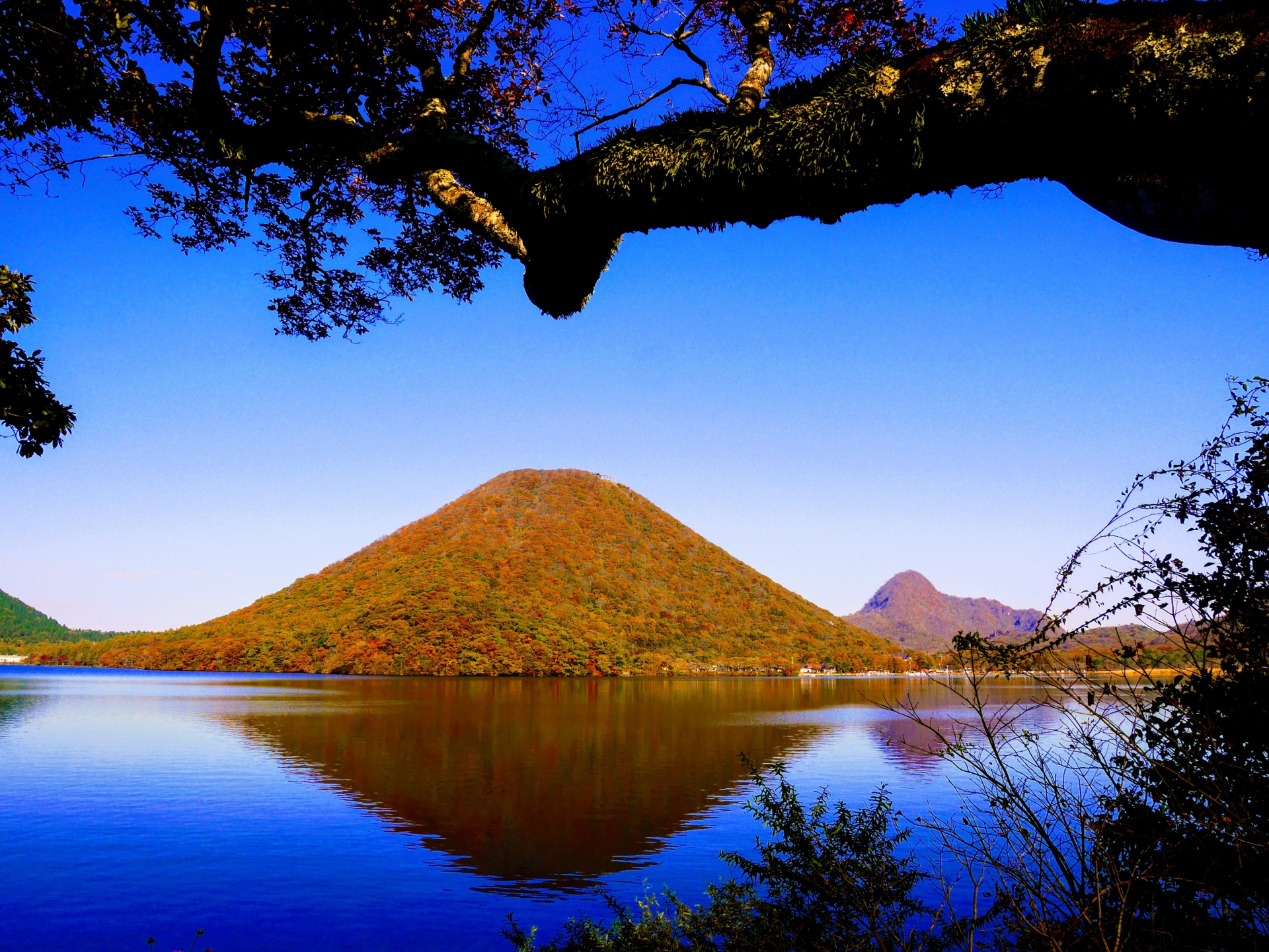 榛名湖・逆さ富士