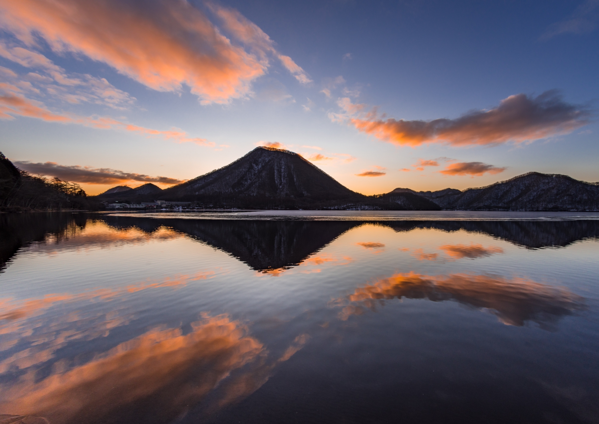 榛名湖・逆さ富士