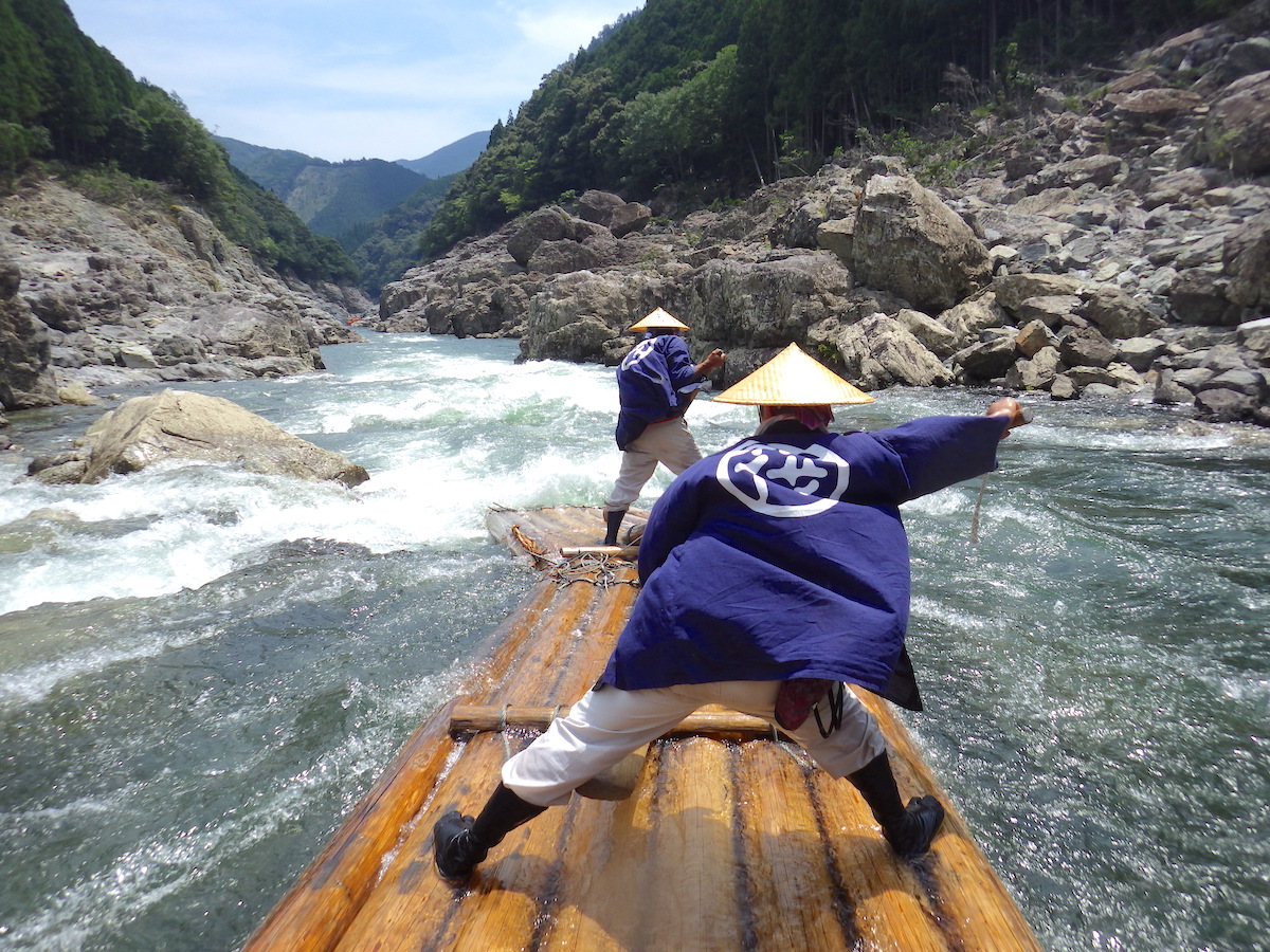 北山川観光筏下り