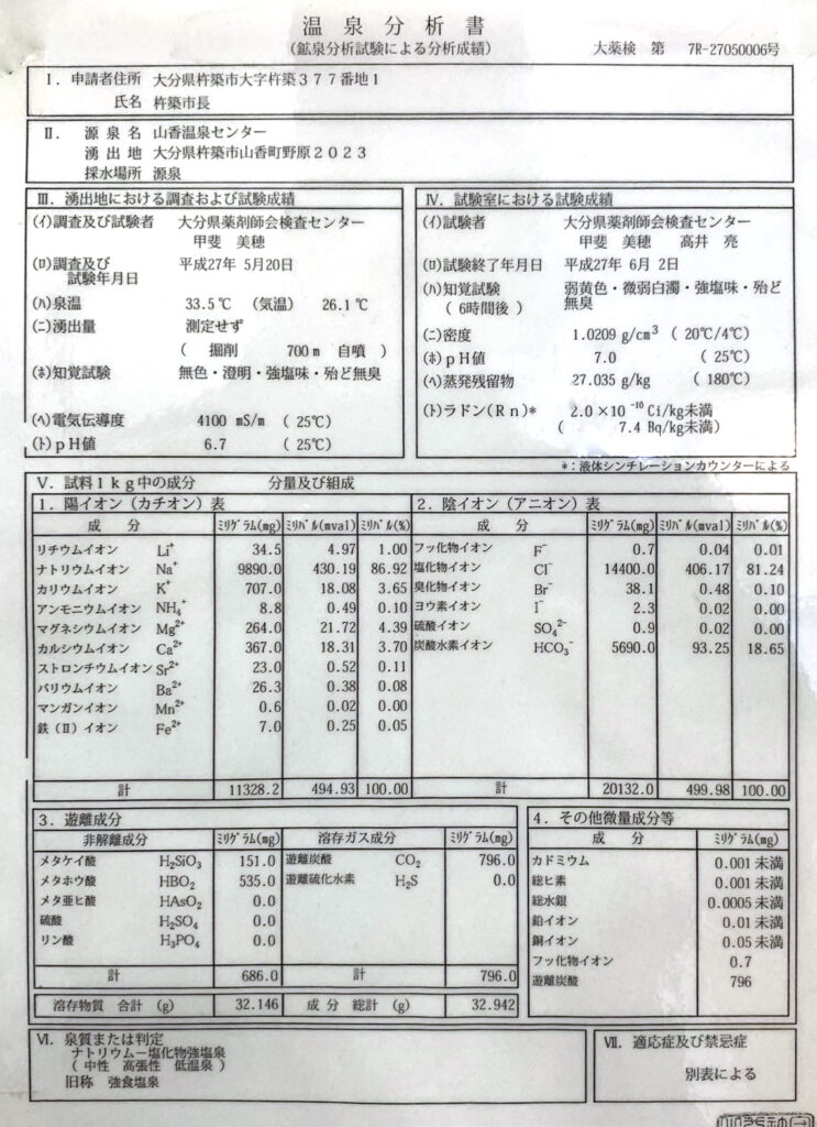 杵築市山香温泉センター