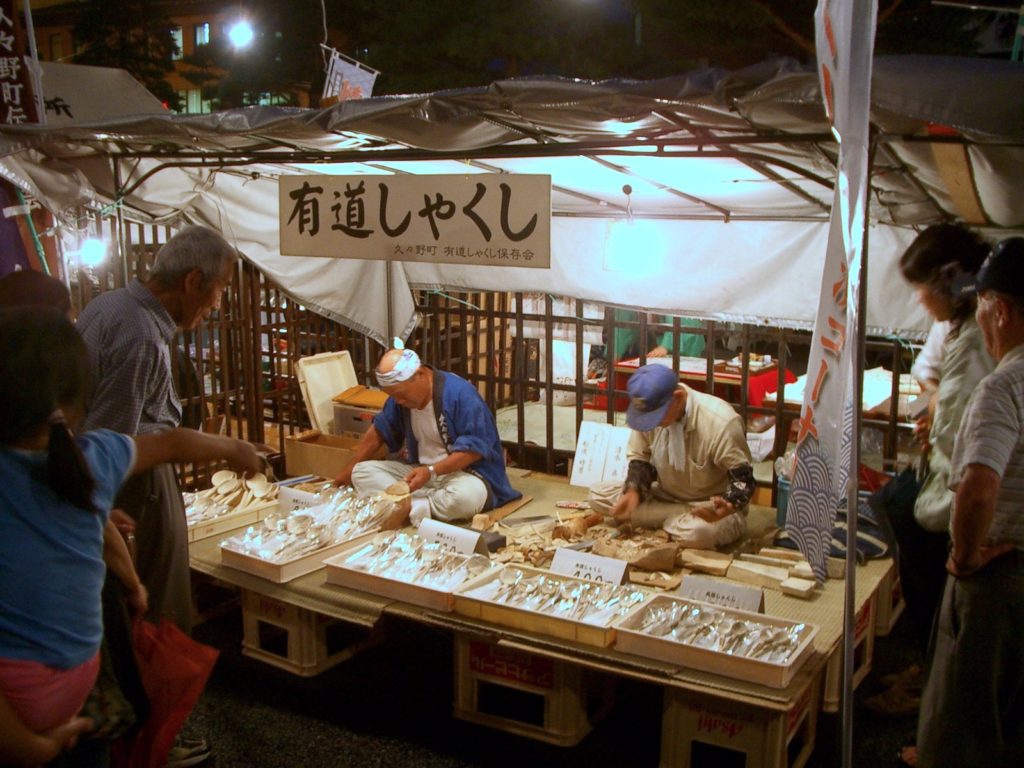 飛騨高山陣屋前夜市