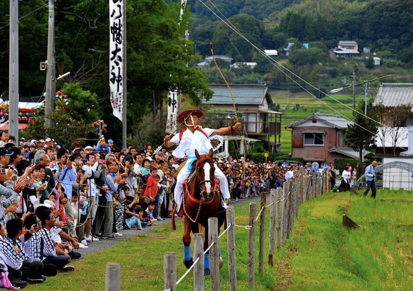 吉保八幡神社例大祭『流鏑馬神事』