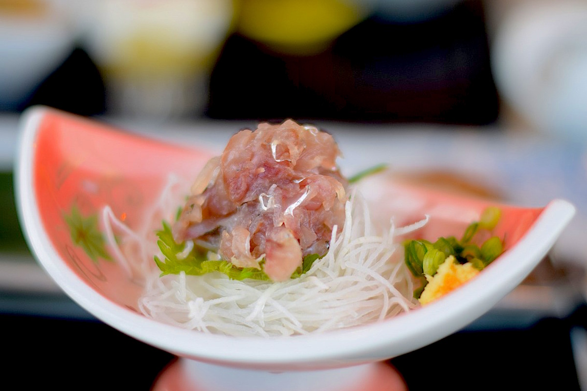 黄金鯵はタタキ