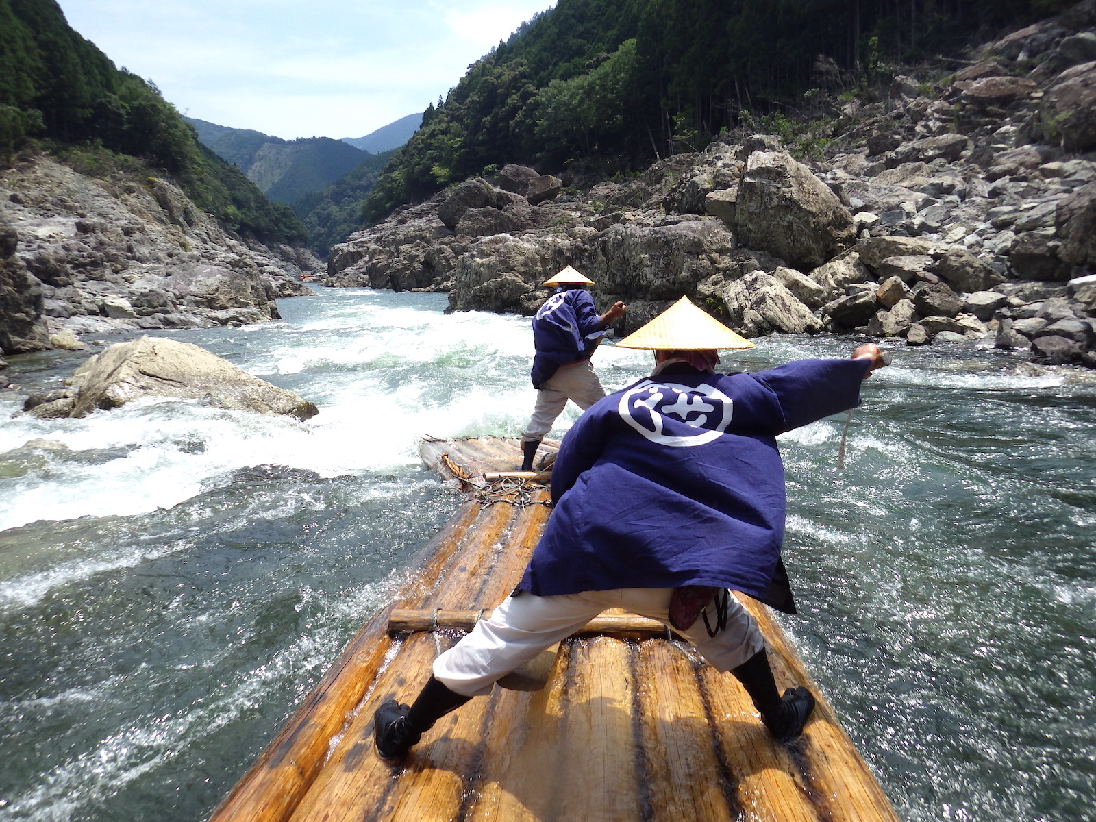 北山川観光筏下り