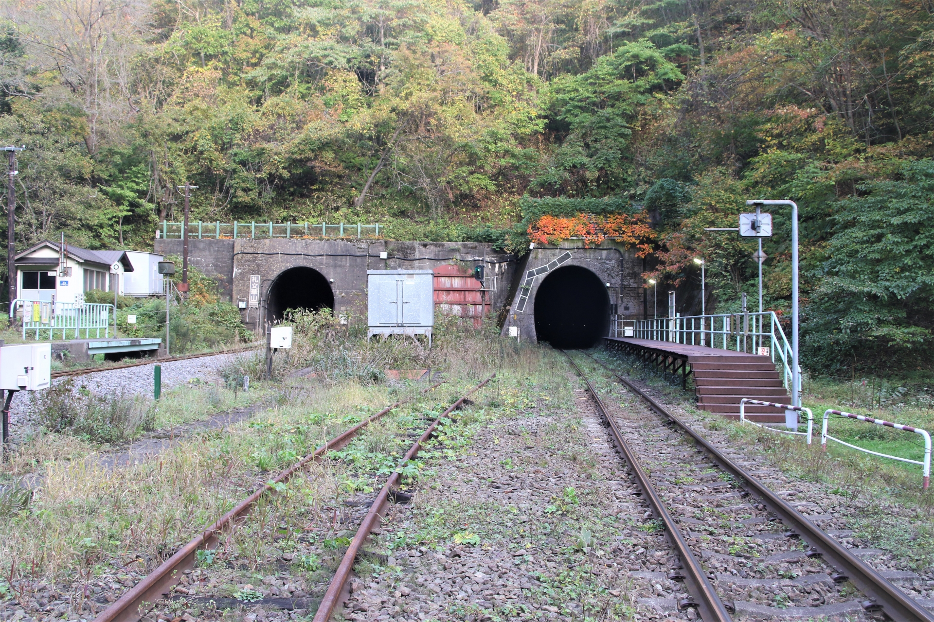 日本一の秘境駅、室蘭本線小幌駅
