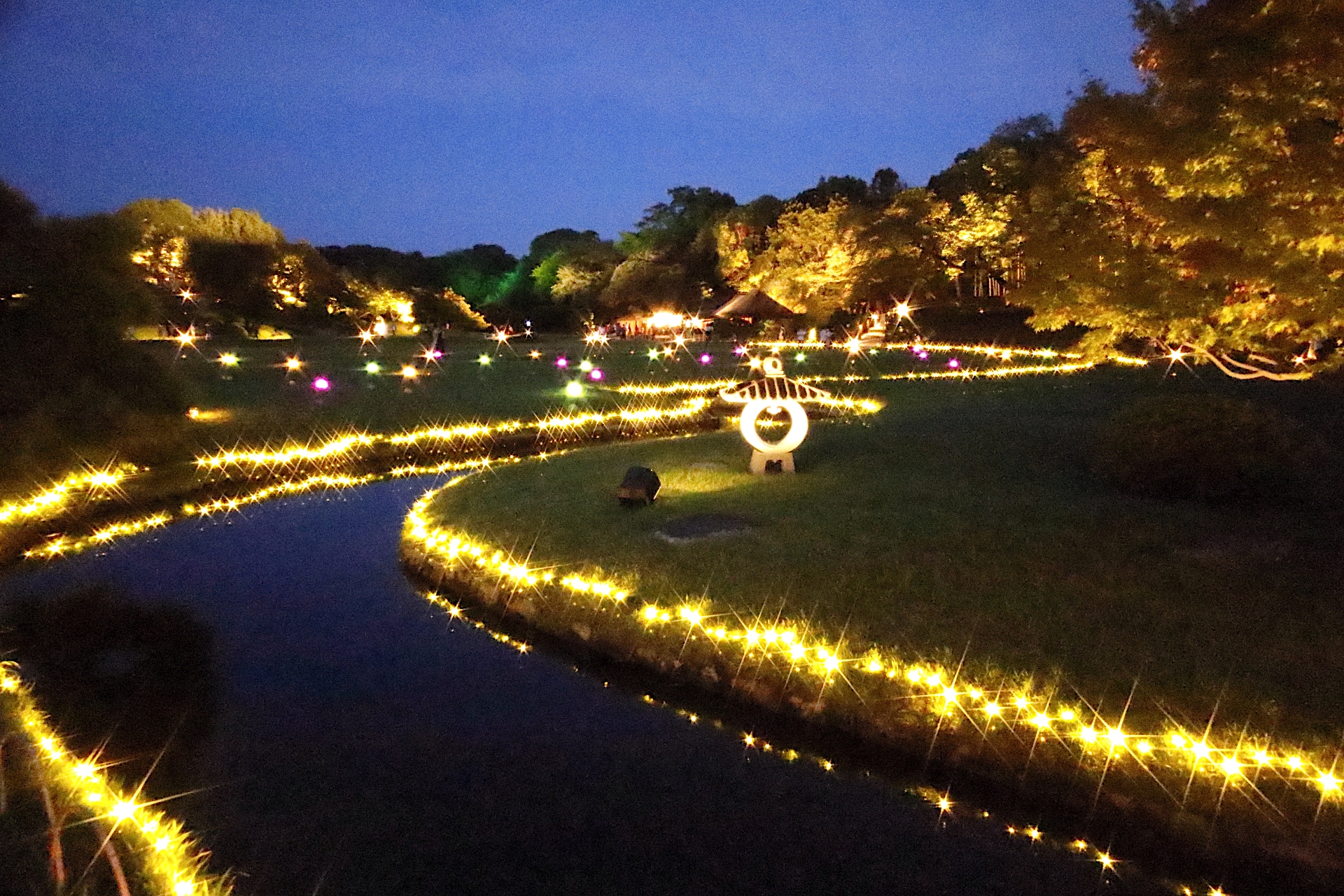 岡山後楽園『夏の幻想庭園』