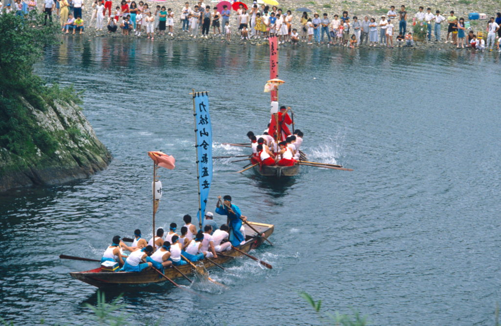 河内祭の御舟行事