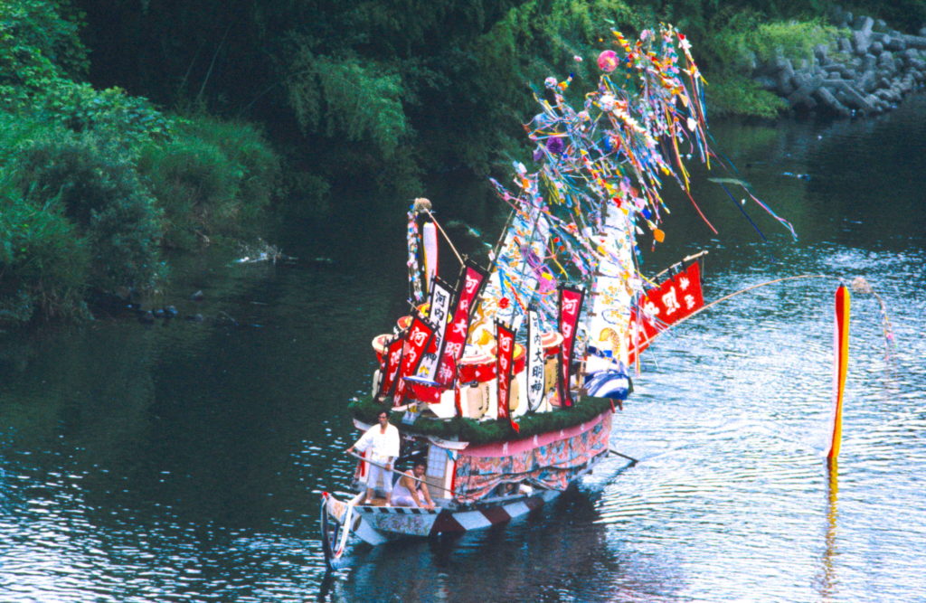 河内祭の御舟行事