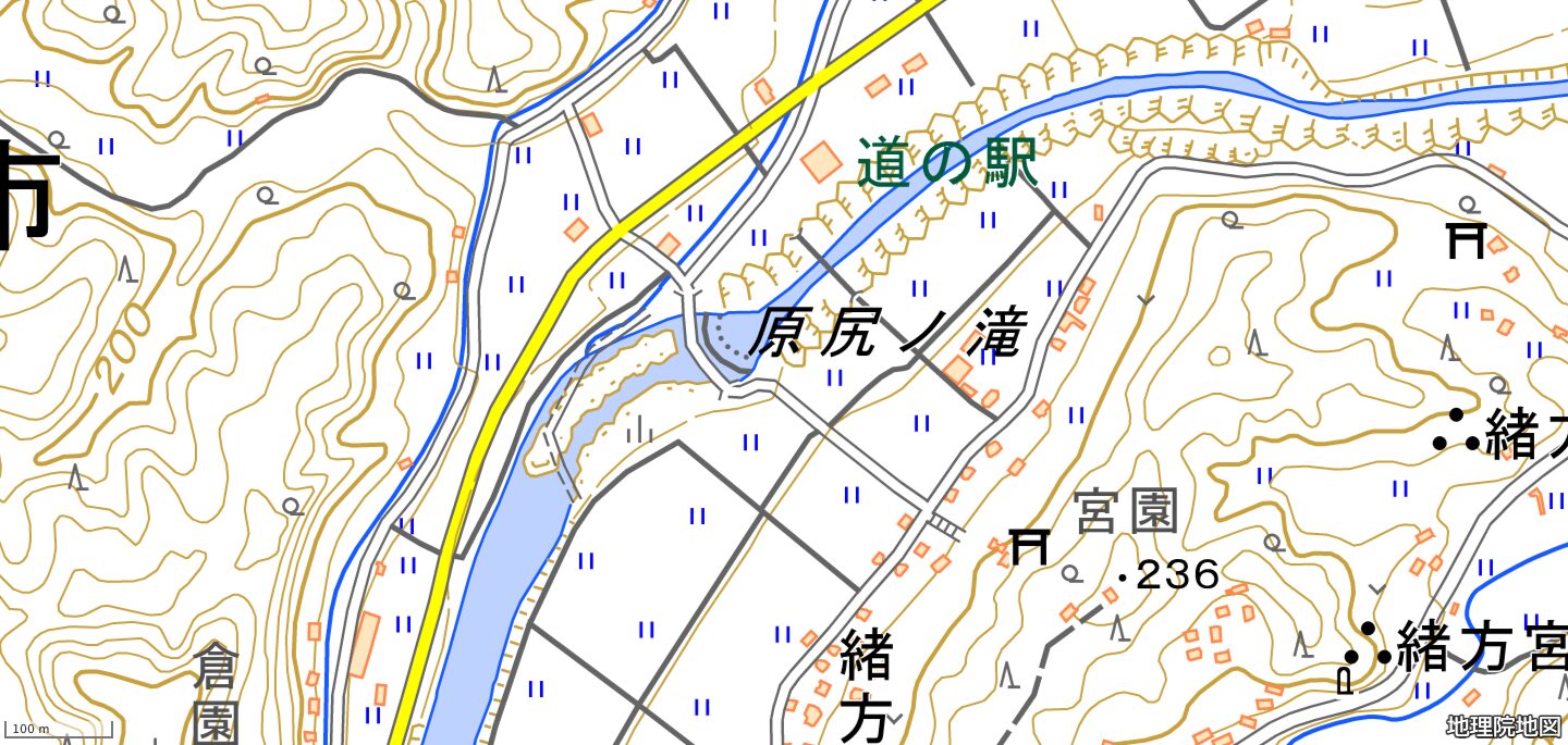 地図記号・滝