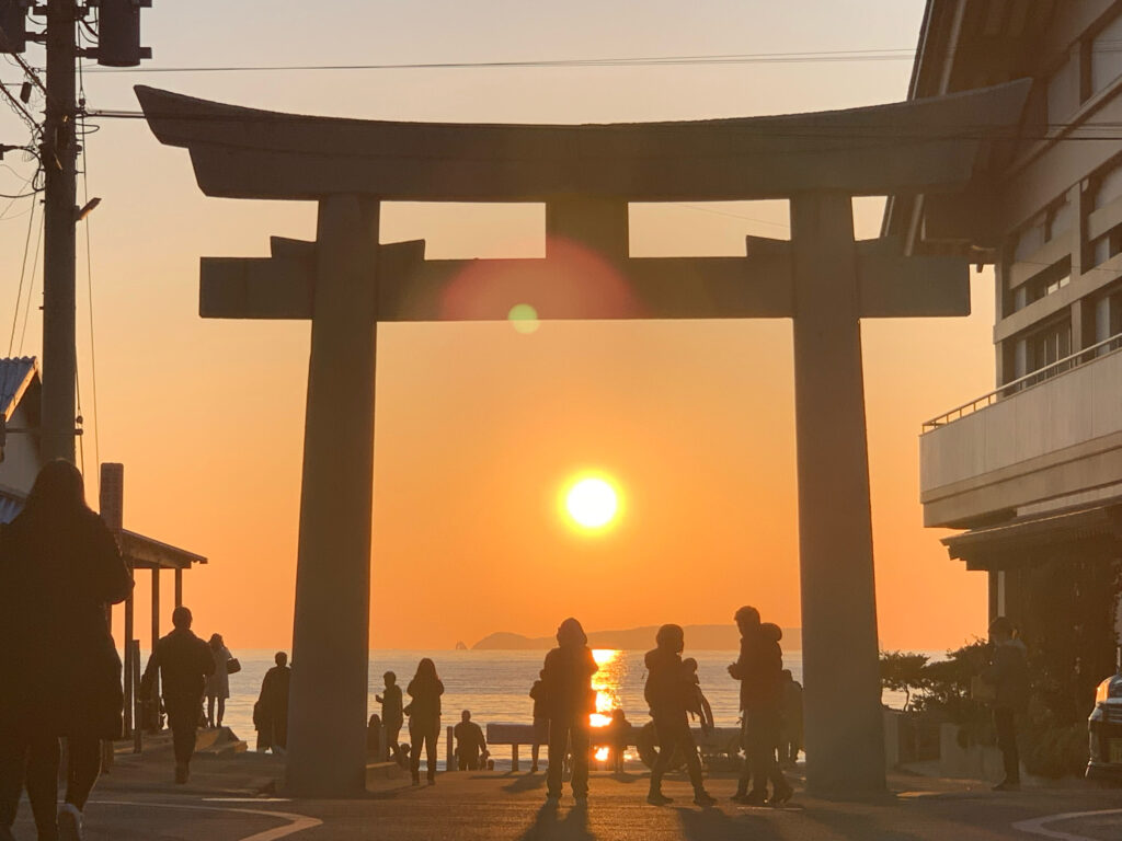 宮地嶽神社『夕陽のまつり』