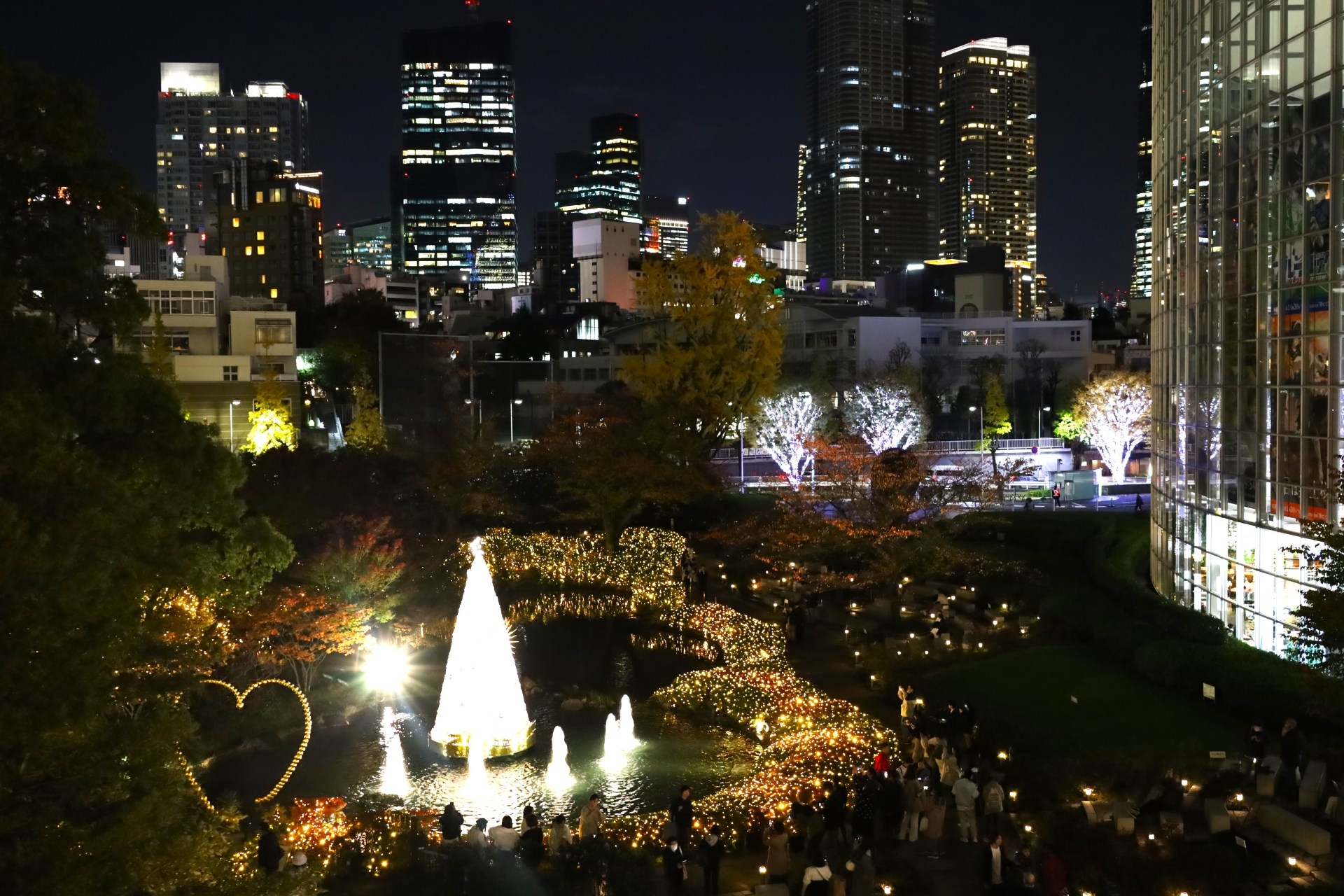 毛利庭園イルミネーション