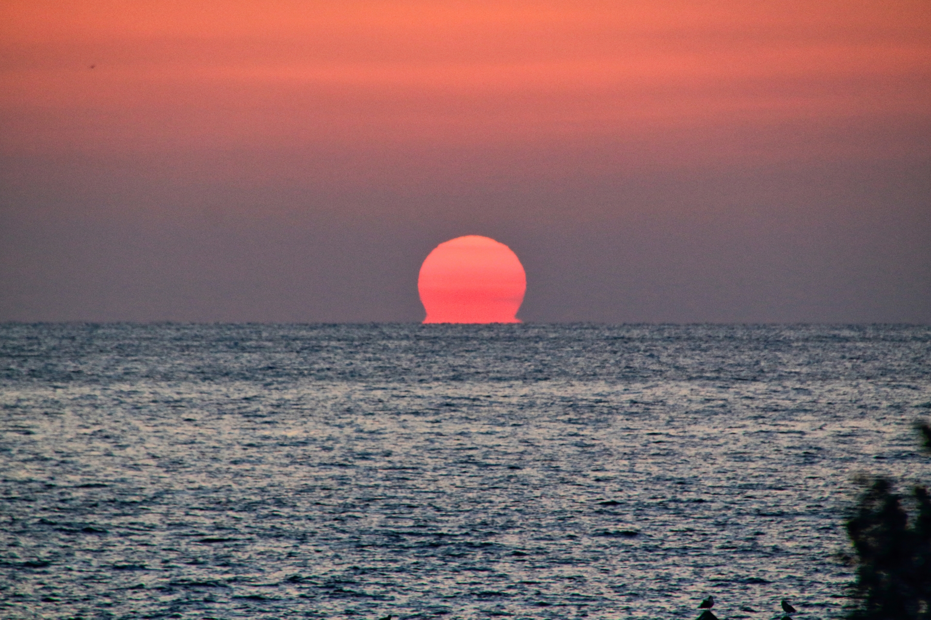 だるま夕日