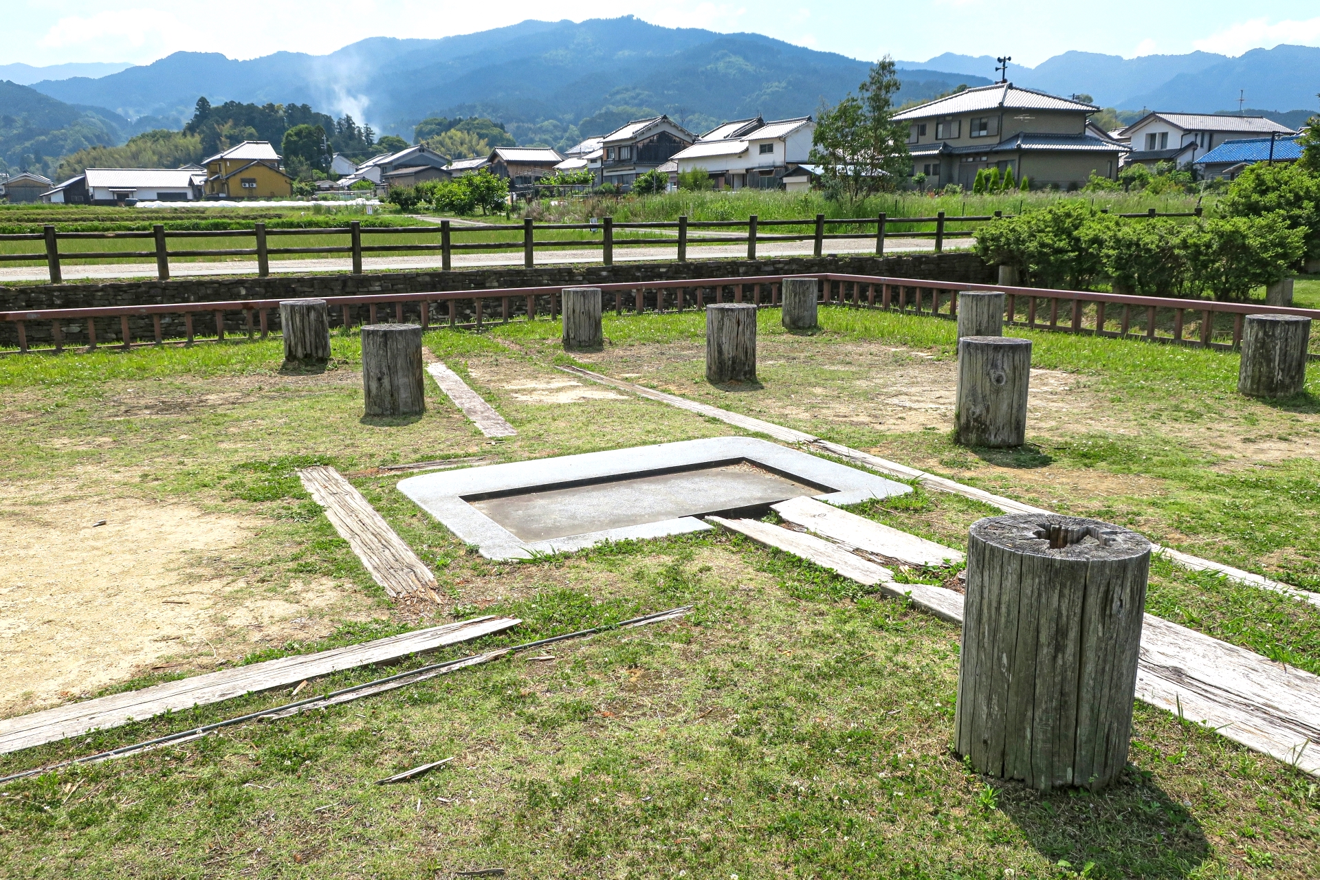 飛鳥水落遺跡